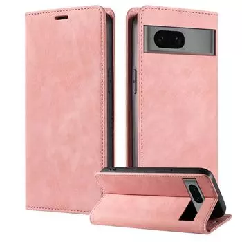 Чехол из магнитной кожи для Google Pixel 7 + откидная крышка для 8A и 6 Pro: Стильная защита для вашего телефона 4A 5G озеро зеленый