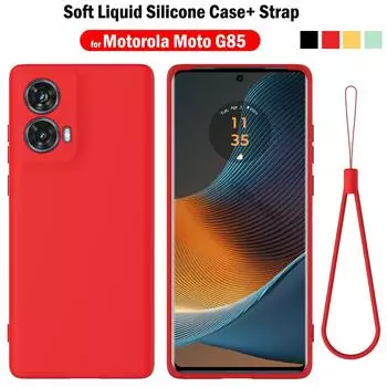 Чехол из настоящего жидкого силикона для телефона Motorola Moto G85 G04 G24 Power G34 G54 G84 G14 G13 G23 E13 G73 G53, противоударный мягкий защитный чехол-бампер for Moto G85 жёлтый