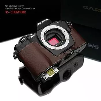 Чехол из натуральной кожи для камеры GARIZ OLYMPUS Brown E-M10 XS-CHEM10BR