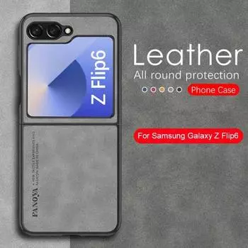 Чехол из овчины для телефона Samsung Galaxy Z Flip6, чехол TPU с мягкой рамкой, защитный чехол для камеры Samung ZFlip6 Z Flip 6 5 4 For Samsung Z Flip6 чёрный