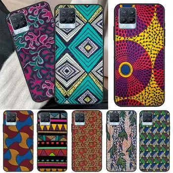 Чехол из ткани с африканским принтом для OnePlus 10 Pro 9 Pro 8T Nord2 9R для Realme GT 2 Pro 7 8 GT Neo2 9i 8i C21 Coque OnePlus 9