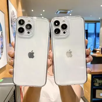 Чехол из ТПУ для iPhone Samsung Xiaomi Redmi Huawei OPPO Realme OnePlus Case VIVO X90 Pro прозрачный