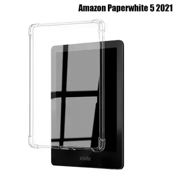 Чехол TPU для Amazon Kindle Paperwhite 11-го поколения 2021 для Kindle Paperwhite 5 6,8 дюйма Мягкий силиконовый чехол Funda Shell Paperwhite 5 прозрачный