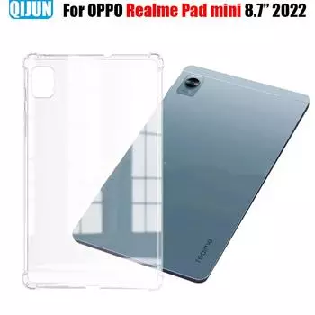 Чехол из ТПУ для OPPO Realme Pad Mini 8.7 2022 года, мягкий силиконовый чехол, чехол с подушкой безопасности, прозрачный защитный чехол, противоударные чехлы Realme Pad Mini 8.7 прозрачный