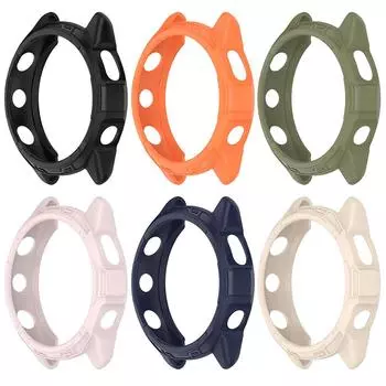 Чехол из ТПУ, противоударный защитный бампер, чехол от царапин, противоударный чехол для Garmin Forerunner 265/Garmin Forerunner 265S Forerunner 265 чёрный