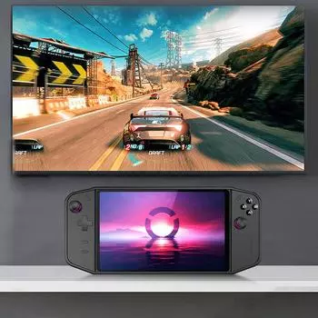 Чехол из ТПУ, противоударный защитный чехол с подставкой, устойчивый к падениям, мягкий защитный чехол, противоскользящий для игровых аксессуаров Lenovo Legion GO белый