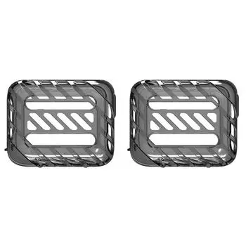 Чехол из ТПУ, прозрачный чехол с защитой от падения для портативного динамика JBL Go 4 (черный)