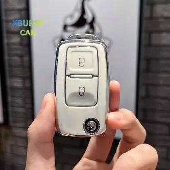Чехол из ТПУ с 2 3 кнопками для VW Volkswagen MK4 Bora Golf 4 5 6 Jetta Passat Polo Bora Touran Skoda Seat, чехол для ключей от машины