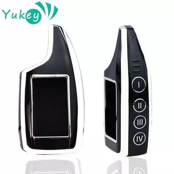 Чехол из ТПУ с 4 кнопками дистанционного управления для двусторонней автосигнализации, ЖК-дисплей 2015, чехол для ключей, чехол для M5/6/9 Scher-khona Magicar 5 чёрный