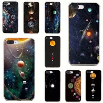 Чехол из ТПУ с изображением планет Солнечной системы Сатурна для Xiaomi mi Redmi Note 2 3 4 5 5A 6 7 8 8t 9 9t 9s 10 10S Pro lite Redmi Note 10 pro