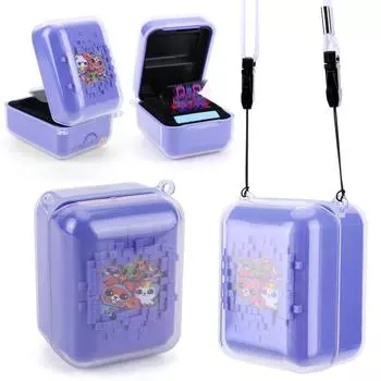 Чехол из ТПУ в Великобритании, моющийся, прозрачный, со шнурком для Bitzee Virtual Electronic Pet