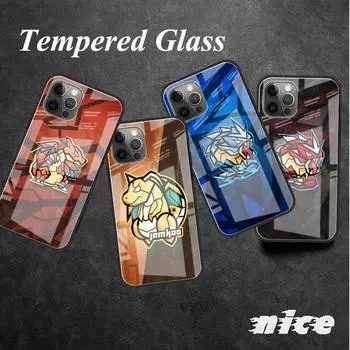 Чехол из закаленного стекла для iPhone 11 13 Pro Max 12 XR SE 7 8 Plus X XS 6 6S, противоударный чехол для телефона, жесткий чехол, японское аниме, покемон iPhone 6 6S