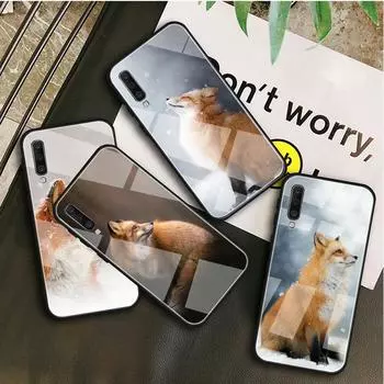 Чехол из закаленного стекла fox для Samsung Galaxy A10S A10E A20S A20E A30S A40 A50S A60 A70 A80 A90 A6 A7 A8 A10S