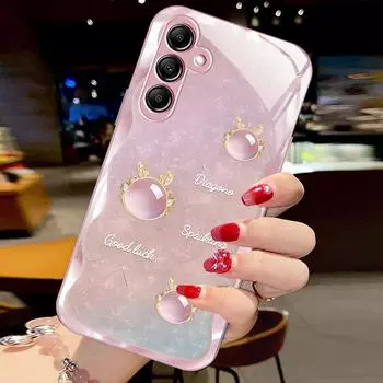 Чехол из жидкого стекла с рисунком дракона для Samsung A73, A72, A54, S11Plus — полная защита от падений и грязи. Samsung A22 5G серебряный