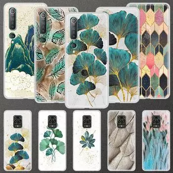 Чехол из золотой фольги Ginkgo Leaf для Xiaomi Redmi Note 9S 9 8 Pro 8T 7 9A 9C 7A Mi Poco X3 NFC 10T 10 Lite 5G мягкий чехол для телефона Funda Redmi Note10 Pro