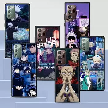 Чехол Japan Anime Jujutsu Kaisen Ryomen Sukuna для Samsung Galaxy Note 20 Ultra 10 Lite 9 8 A12 A52 A51 S20 FE, черный, мягкий Samsung Note20 Ultra