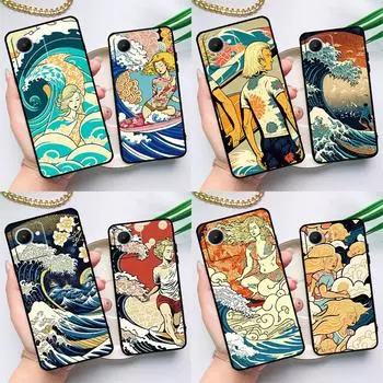 Чехол Japanese Surfers для Realme C55 C33 C31 C35 C30 C11 C15 C25s C21Y GT Neo 5 3T 2T 8 9 10 11 Pro Plus Realme GT Neo 2T