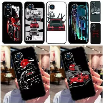 Чехол JDM Car Evo для Honor 70 50 X7 X9 X8, чехол для Huawei P40 Lite P20 P30 Mate 50 Pro P Smart 2019 Huawei Mate 50 Pro