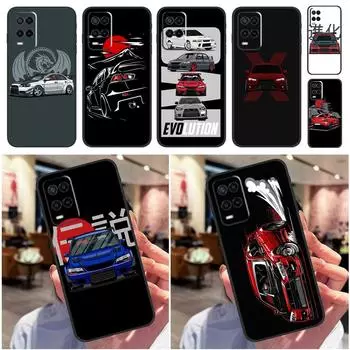 Чехол JDM Car Evo для OPPO A74 A54 A94 A52 A72 A83 A91 A93 A53S A15 A16 A5 A9 A31 A53 2020 чехол для телефона OPPO A72