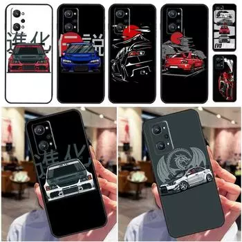 Чехол JDM Car Evo для Realme GT Master GT Neo 2 3 3T C11 C15 C25 C21Y C30 C31 C35 8i 8 9 10 Pro Plus Realme C21