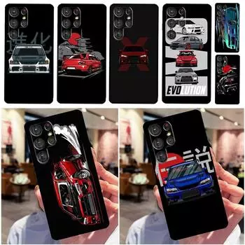 Чехол JDM Car Evo для Samsung Galaxy S20 S21 FE S22 Plus Note 20 Ultra S8 S9 S10 Note 10 Plus TPU Cover Galaxy S20 Plus