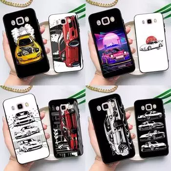 Чехол JDM Car RX7 MX5 для Samsung Galaxy J3 J5 J7 2016 A3 A5 2017 A6 A7 A8 A9 J8 J4 J6 Plus 2018 задняя крышка A8 Plus 2018