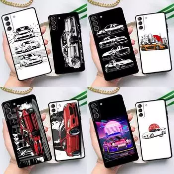 Чехол JDM Car RX7 MX5 для Samsung Galaxy S23 S21 S22 Ultra Plus Note 10 20 S8 S9 S10 Plus S20 FE Galaxy S23