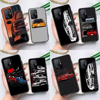 Чехол JDM Drift Car S13 S14 S15 для POCO F5 X5 X3 Pro X4 F4 GT F3 M5s C40, чехол для Xiaomi 13 12 Lite 11T 12T Pro 12X POCO X4 Pro 5G