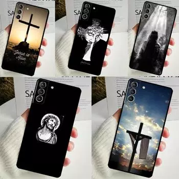 Чехол Jesus для Samsung Galaxy S24 Ultra S22 Plus S20 S21 FE S8 S9 S10 Note 10 20 S23 Ultra Cover Galaxy S22