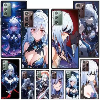 Чехол Jingliu Honkai Star Rail для Samsung Galaxy Note 10 Plus 20 Ultra 9 8, чехол из ТПУ для телефона, черный мягкий корпус, Funda Capa Samsung Note 8