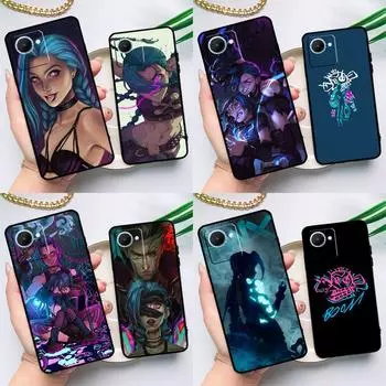 Чехол Jinx Arcane для Realme C55 C33 C31 C35 C30 C11 C15 C25s C21Y GT Neo 5 3T 2T 8 9 10 11 Pro Plus Realme 8Pro