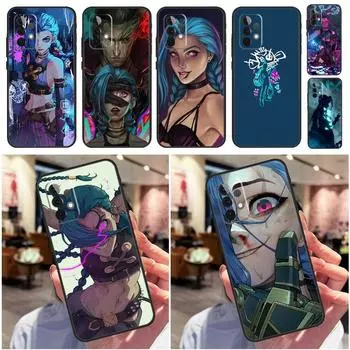 Чехол Jinx Arcane для Samsung Galaxy A33 A32 A52 A53 A50 A51 A71 A13 A23 A73 A12 A22 A21S A52S Samsung A70