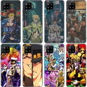 Чехол JoJo Bizarre Adventure для Samsung Galaxy A12 A02S A22 A32 A52 A72 A71 A51 A41 A31 A21 A11 A50 A70 A10S A20S, черный чехол Samsung A02
