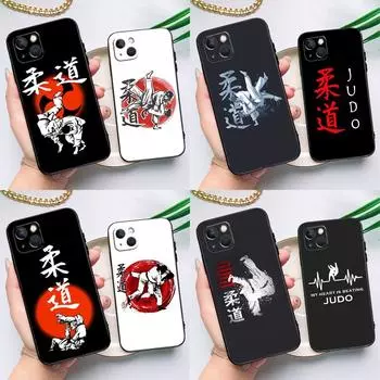 Чехол Judo для iPhone 15 14 13 12 11 Pro Max XS X XR SE 2020 2022 7 8 Plus 12 13 Mini Cover Shell iPhone 14 Plus