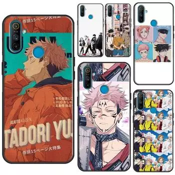 Чехол Jujutsu kaisen для OPPO Realme 8 Pro 8i 9i GT Neo2 Master C21 для OnePlus 10 9 Pro Nord2 8T 9R Coque Realme GT(Neo)