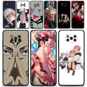 Чехол Jujutsu Kaisen Gojou для Xiaomi Poco X3 F3 Gt M3 Nfc F1 M3 M4 Pro 5g F3 Gt, чехол для Mi 11t 10t Pro 9t 11 Note 10 Lite Civi For Mi Civi