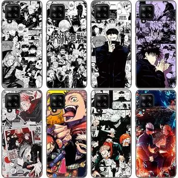 Чехол Jujutsu Kaisen с аниме для Samsung Galaxy A12 A02S A22 A32 A52 A72 A71 A51 A41 A31 A21 A11 A50 A70 A10S A20S, черный мягкий чехол Samsung A02