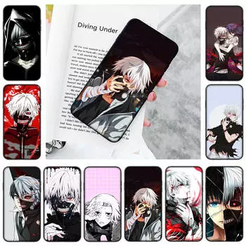 Чехол JW70 Tokyo Ken Ghoul Black Sofe для Xiaomi Poco X6 X4 M5 M6 F5 F6 C65 C55 C50 C51 C40 Pro Redmi 14C A3X 13C 12C 11T 10A 9C Note 7 6 8A Plus Redmi Note 10 Pro аэро