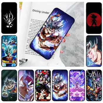 Чехол JW84 Dragon Ball Cartoon Black Sofe для Xiaomi Poco X6 X4 M5 M6 F5 F6 C65 C55 C50 C51 C40 Pro Redmi 14C A3X 13C 12C 11T 10A 9C Note 7 6 8A Plus Xiaomi Poco M6 Pro 5G пламенный