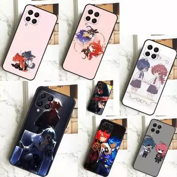Чехол Kaeya и Diluc Genshin Impact для Samsung Galaxy M13 M33 M53 M52 M32 M12 M14 M34 M54 M11 M21 M51 M15 M55 M31s M20 Samsung M12