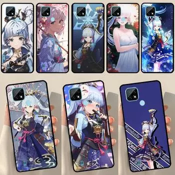 Чехол Kamisato Ayaka Genshin Impact для Realme 9 Pro Plus 8 8i 9i C35 GT Neo 2 Чехол для OnePlus 10 9 Pro Nord2 8T 9R 10R OnePlus 8Pro
