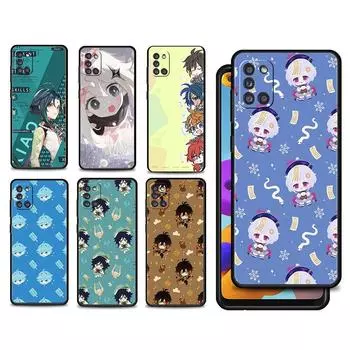 Чехол-капа для Samsung Galaxy A12 A52 A51 A72 A02s A32 4G A71 A31 A41 A21s A13 A73 A23 A53 A33 A03s A22 Genshin Impact Case Samsung A71