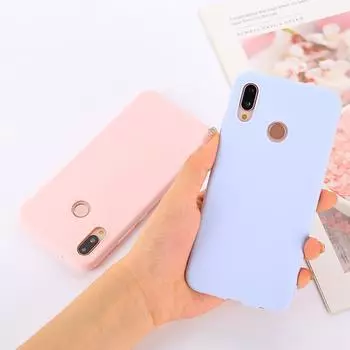 Чехол карамельного цвета для Huawei iPhone Samsung Xiaomi Redmi Мягкие силиконовые чехлы iPhone 6/6S жёлтый