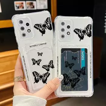 Чехол-карта для iPhone 13 11 15 12 14 Pro Max Samsung A55 S24 S23 S22 Ultra A54 A05S A15 OPPO A15 A77 A16 A17K A54 A3S Redmi 13C 9a 9T Note 13 11 12 iPhone 15 чистый