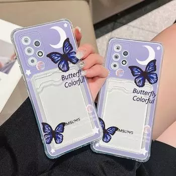 Чехол-карта для iPhone 13 11 15 12 14 Pro Max Samsung A55 S24 S23 S22 Ultra A54 A05S A15 OPPO A15 A77 A16 A17K A54 A3S Redmi 13C 9a 9T Note 13 11 12 iPhone 15 чистый