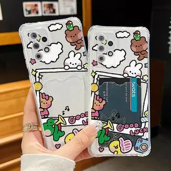 Чехол-карта для iPhone 13 11 15 12 14 Pro Max Samsung A55 S24 S23 S22 Ultra A54 A05S A15 OPPO A15 A77 A16 A17K A54 A3S Redmi 13C 9a 9T Note 13 11 12 iPhone 15 чистый