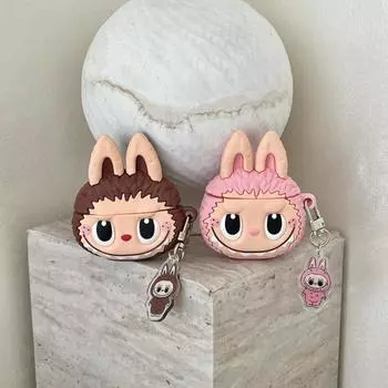 Чехол Kawaii Cartoon Little Monsters для AirPods 4 2024 Беспроводной чехол для наушников AirPods Pro 2 Силиконовый чехол для AirPods 3 for AirPods 4