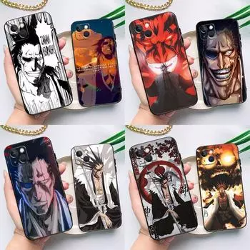Чехол Kenpachi Zaraki Bleach для телефона iPhone 14 Pro Max 11 13 12 Mini X XR XS Max SE 2020 7 8 Plus, чехол iPhone 14
