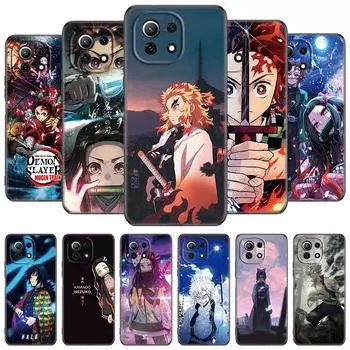 Чехол Kimetsu No Yaiba Demon Slayer аниме для Xiaomi Mi Redmi POCO X3 NFC GT F3 M3 10T 11T 7 7A K20 K40 Pro 11i A2 11 Lite CiVi Redmi 7