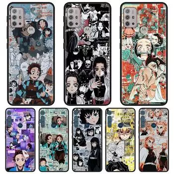 Чехол Kimetsu No Yaiba Demon Slayer для MOTOROLA One Fusion для Moto G10 G9 G8 Plus Play Power One G20 G30 G40 G50 G60 Edge 20 Moto G Stylus 5G